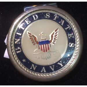 Money Clip United States Navy Round Navy Seal Eagle Center Beautiful Gift